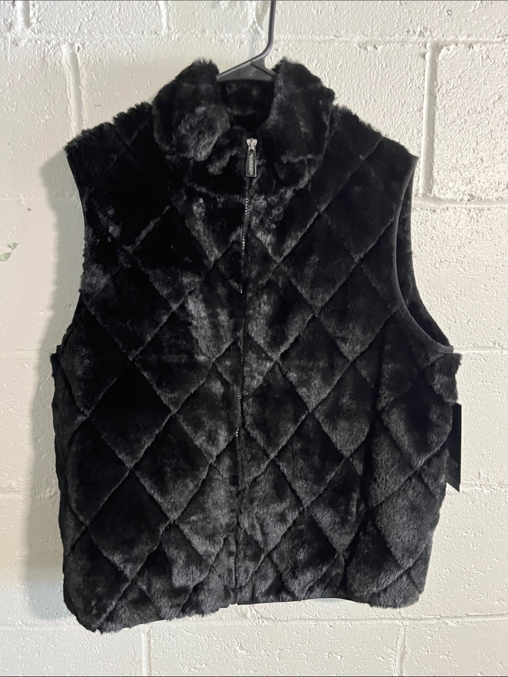Modern Supply by Sanctuary Quilted Faux Fur Vest